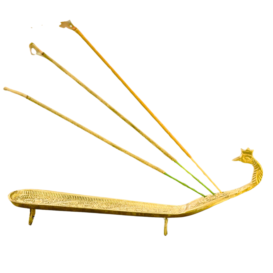 PEACOCK SHAPED AGARBATTI HOLDER