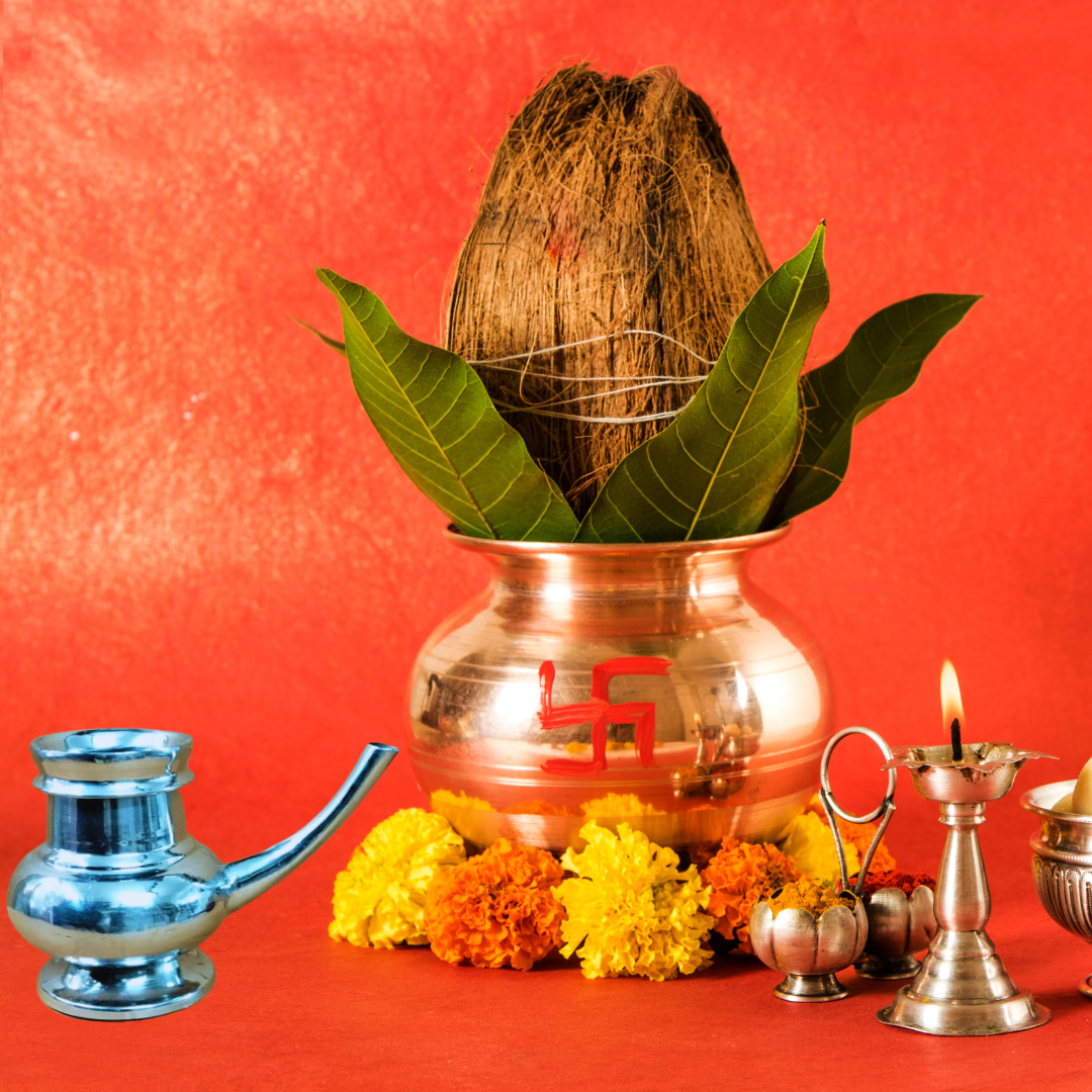 STEEL POOJA KINDI | POOJA WATER CONTAINER | HOLY WATER VESSEL