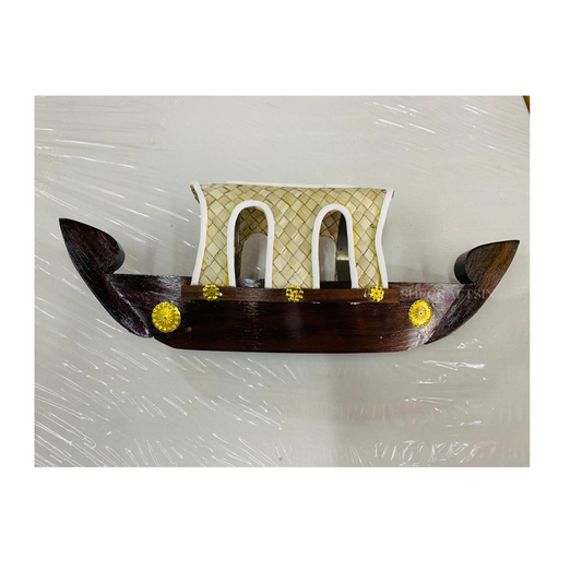 TRADITIONAL HANDCRAFTED WOODEN BOAT FOR SHOWPIECE | ROSEWOOD