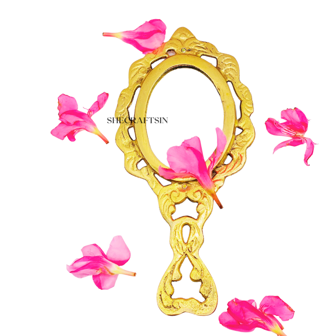 BRASS MIRROR | VALKANNADI  FOR VISHUKANI | RETURN GIFT