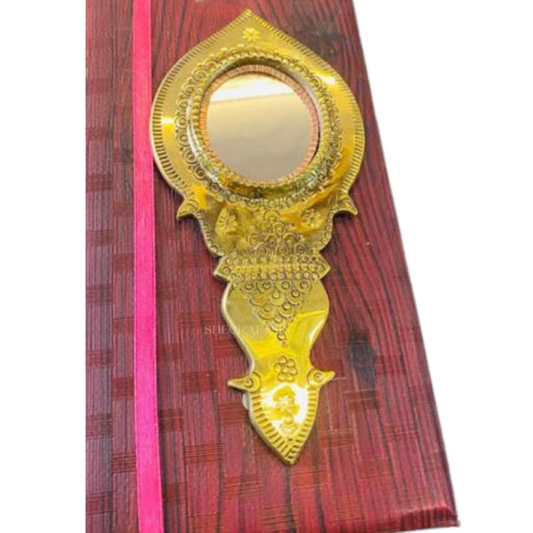 TRADITIONAL HANDCRAFTED ARANMULA KANNADI | VALKANNADI | METAL MIRROR