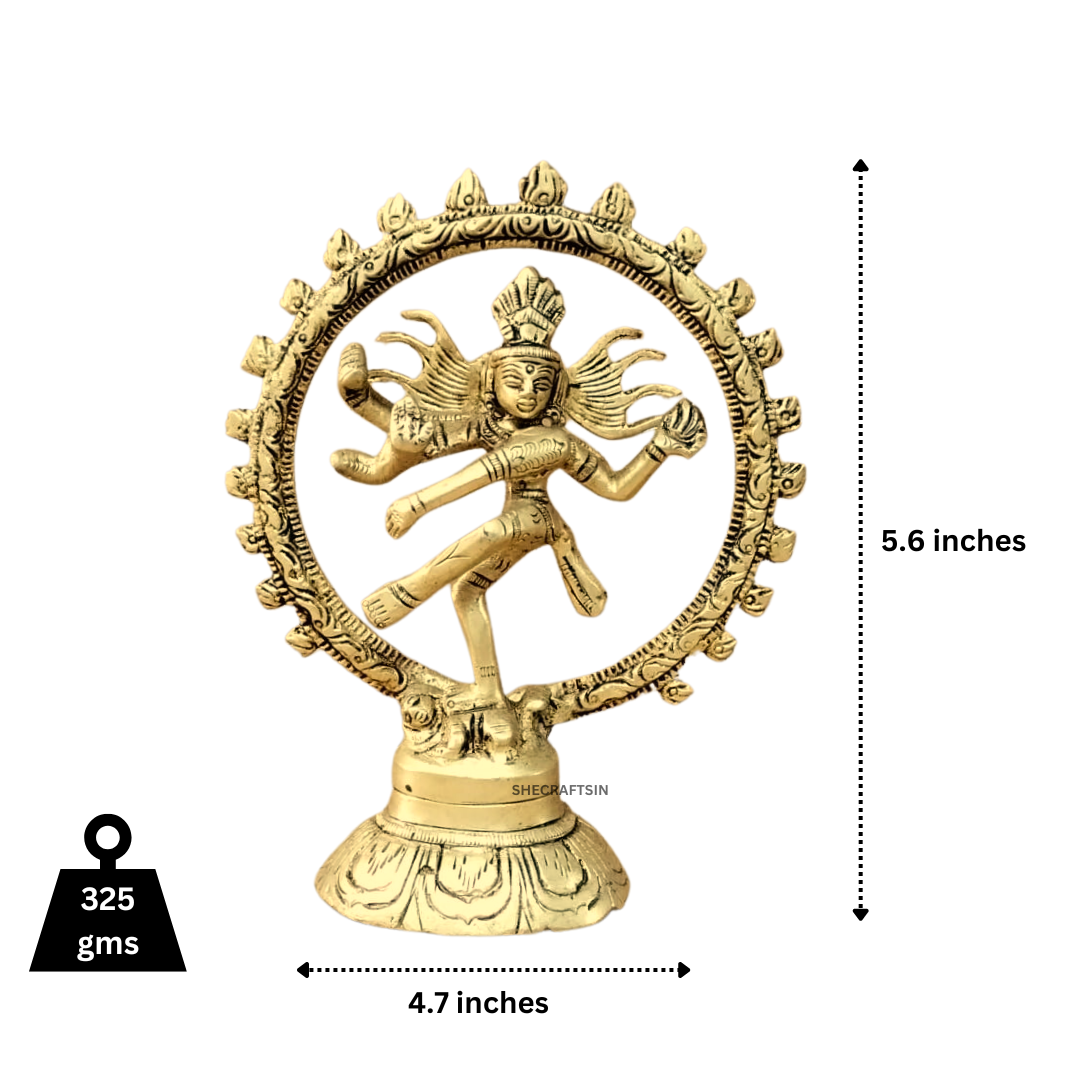 BRASS NATARAJA STATUE | NATARAJAN | NATARAJA STATUE | SHOWPIECE | GIFT