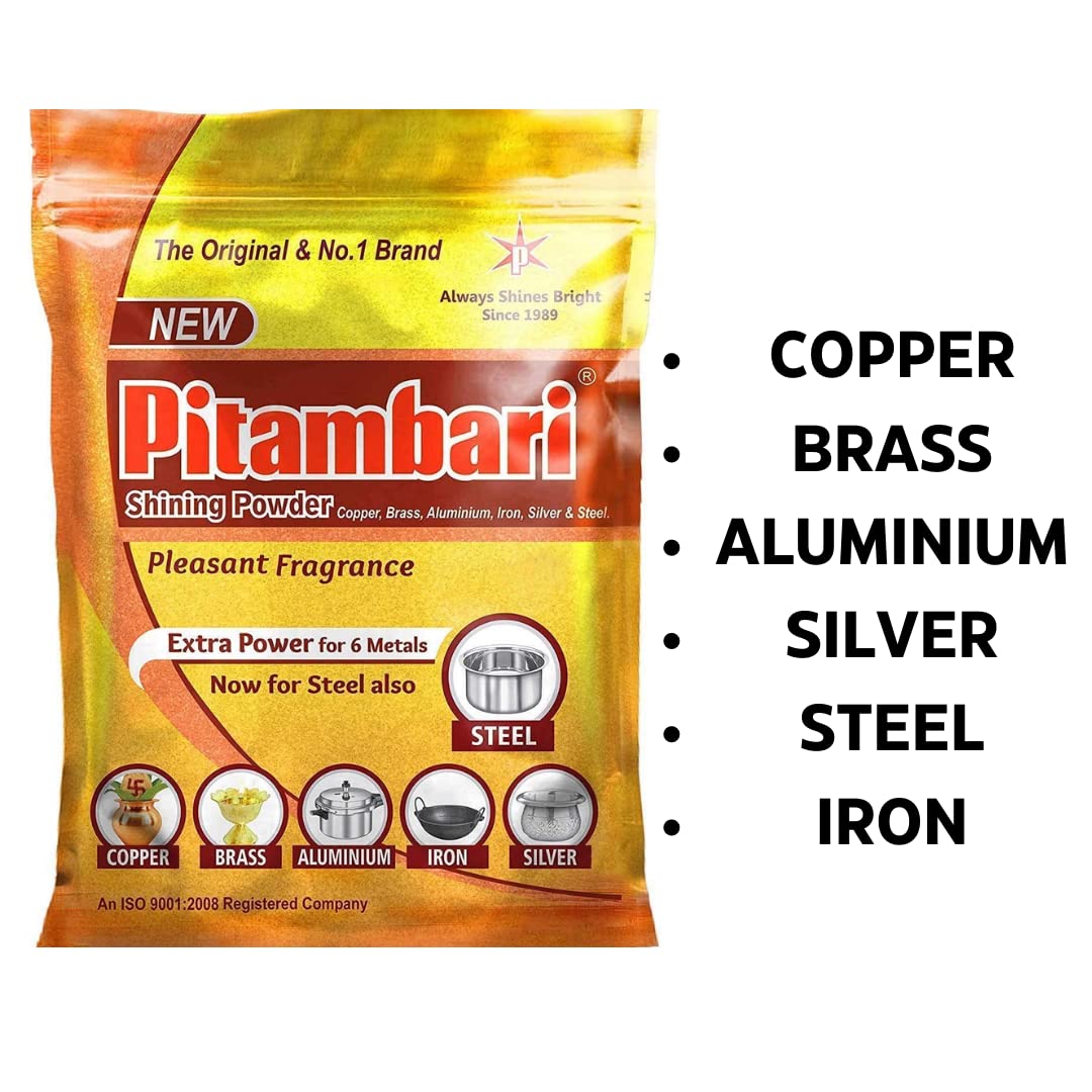 PITAMBIRI POWDER ( PAIR ) FOR CLEANING BRASS, COPPER, BRONZE POOJA SAMAGRI