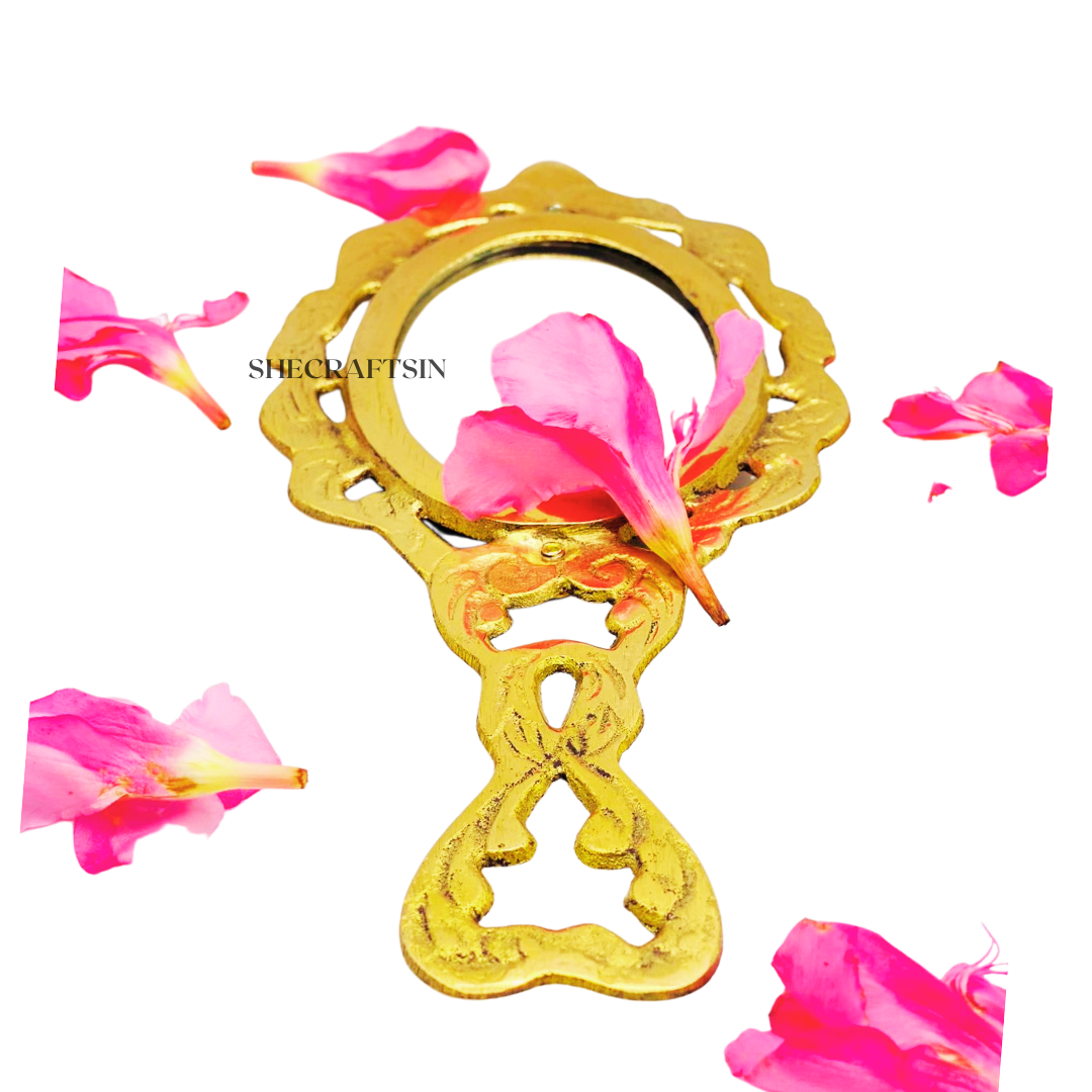 BRASS MIRROR | VALKANNADI  FOR VISHUKANI | RETURN GIFT