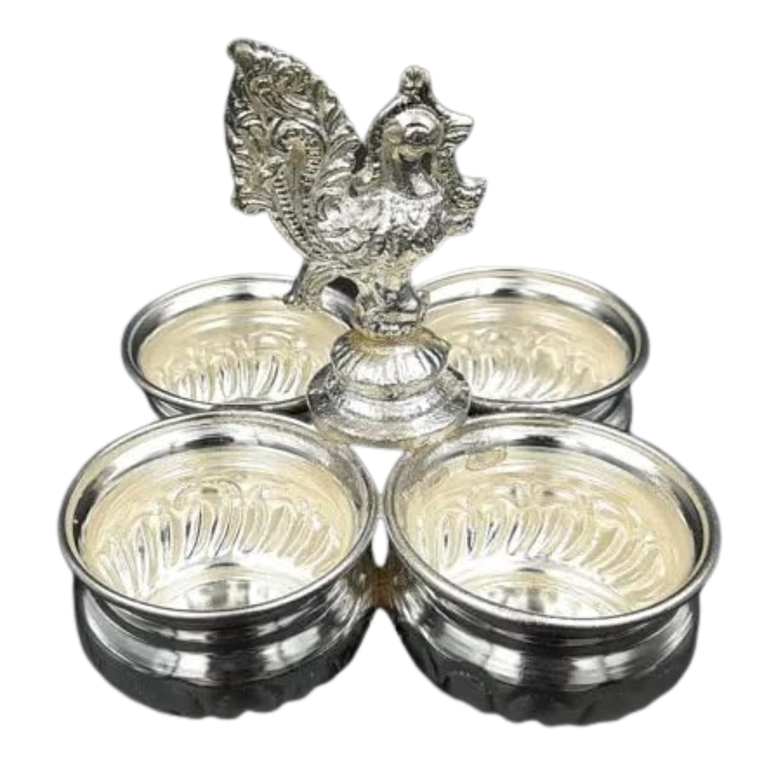 GERMAN SILVER PANCHWALA 4 CUPS